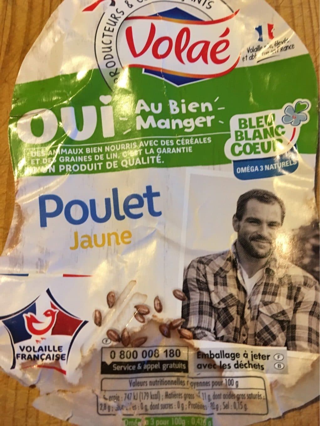 Volaé Poulet jaune packshot
