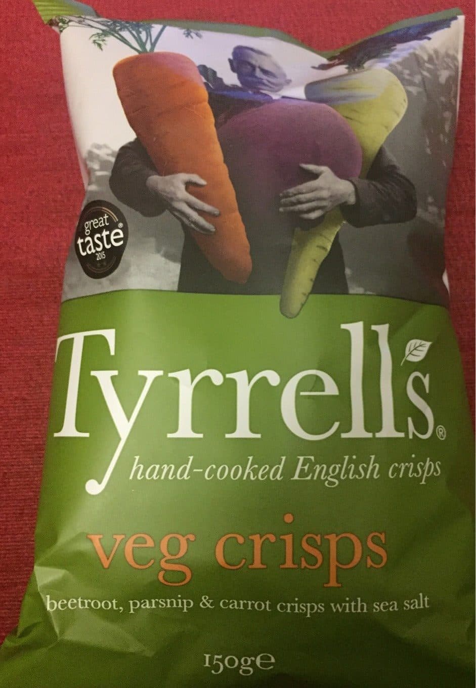 Tyrrells Veg Crisps packshot