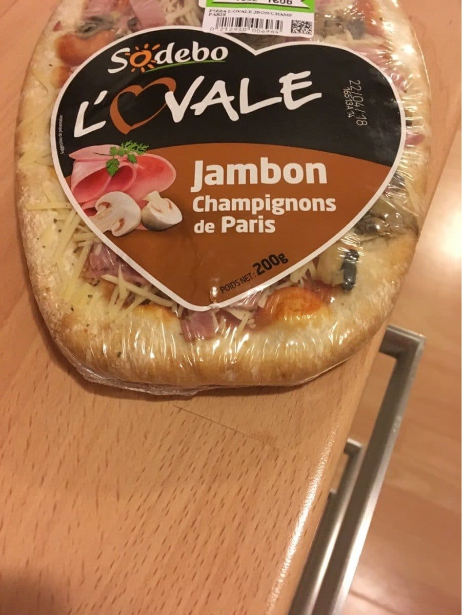 Open Food Facts Pizza jambon champignons packshot