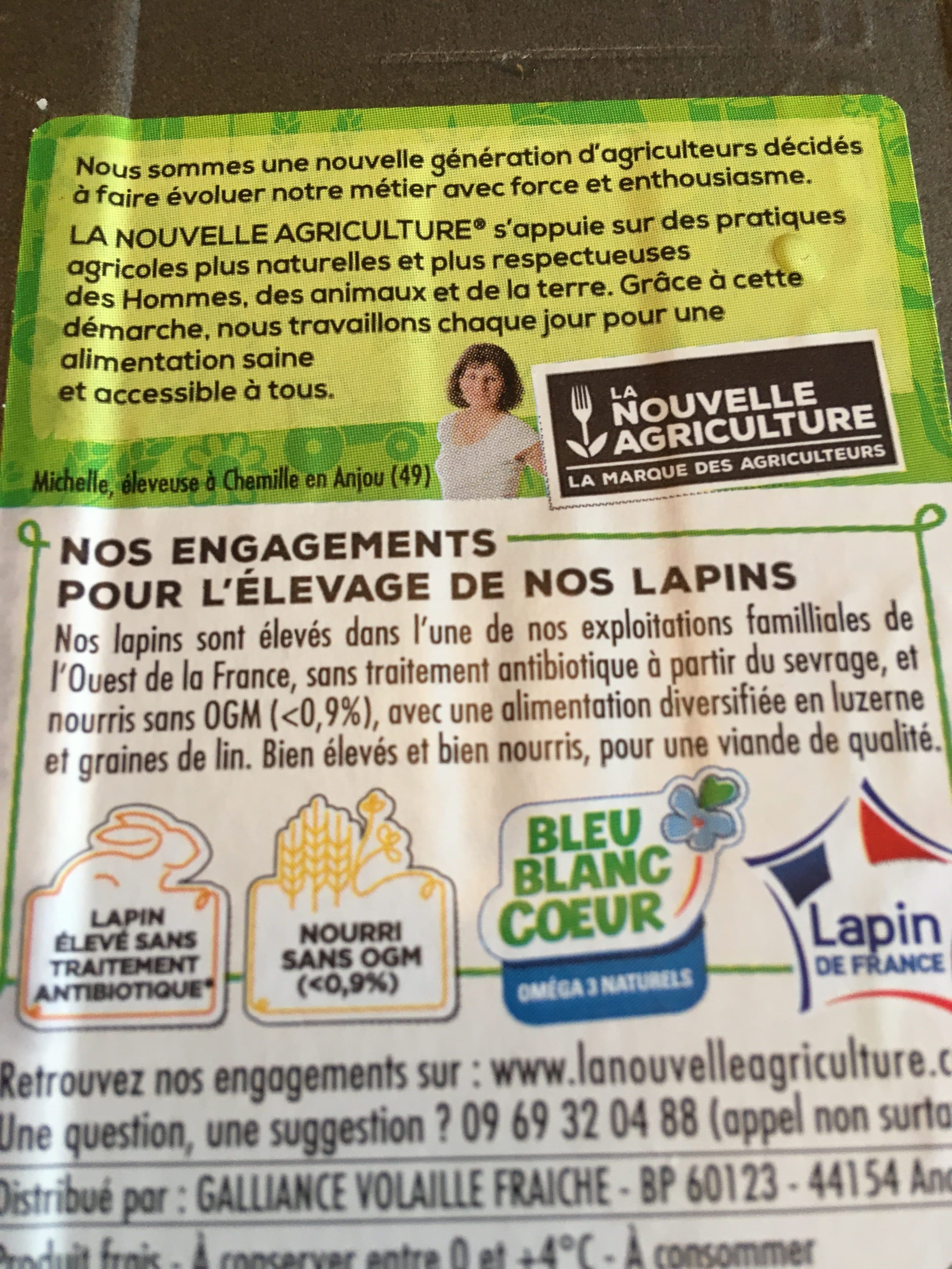 La Nouvelle Agriculture Lapin de france packshot