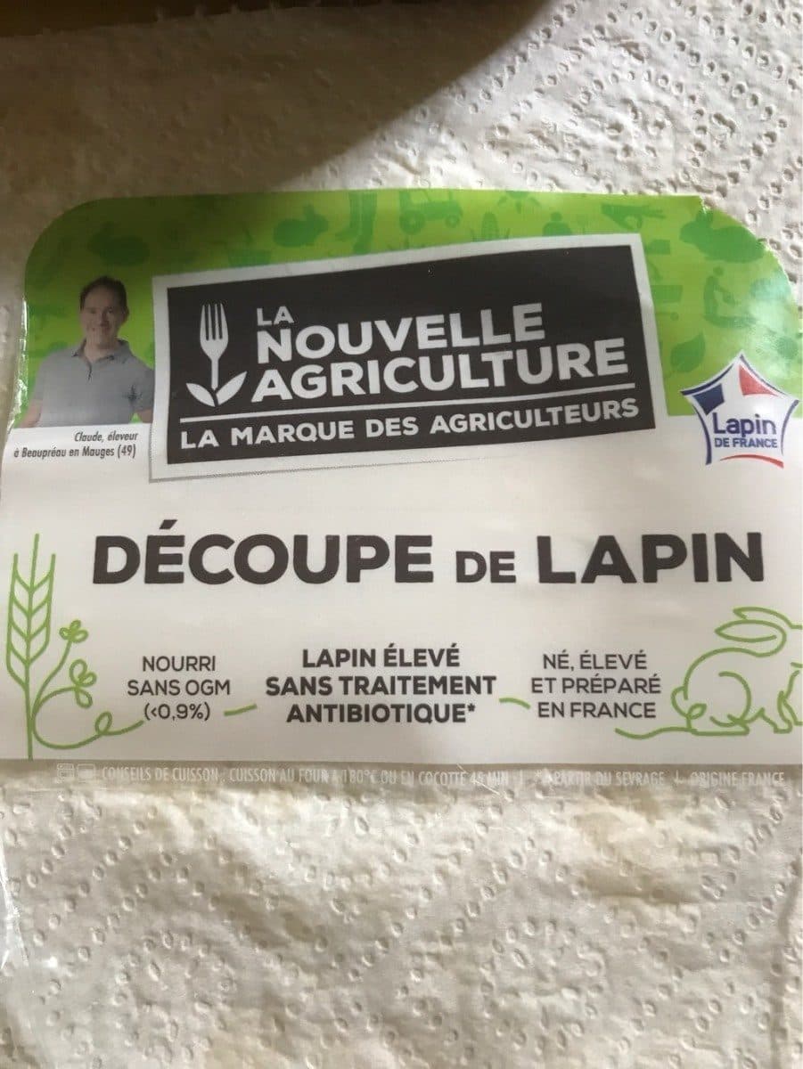La Nouvelle Agriculture Demi lapin decoupe packshot