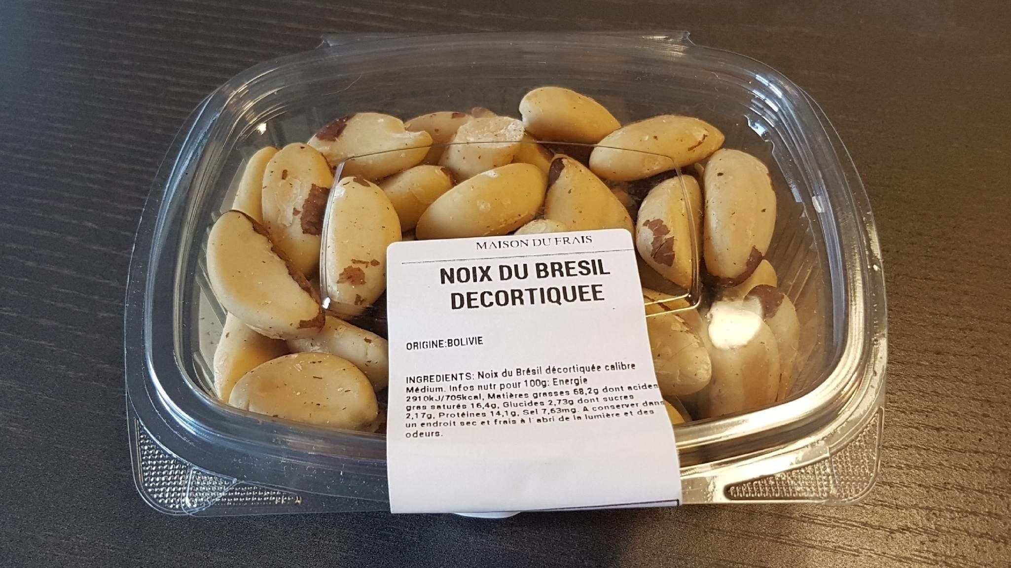 Open Food Facts Noix du Brésil packshot