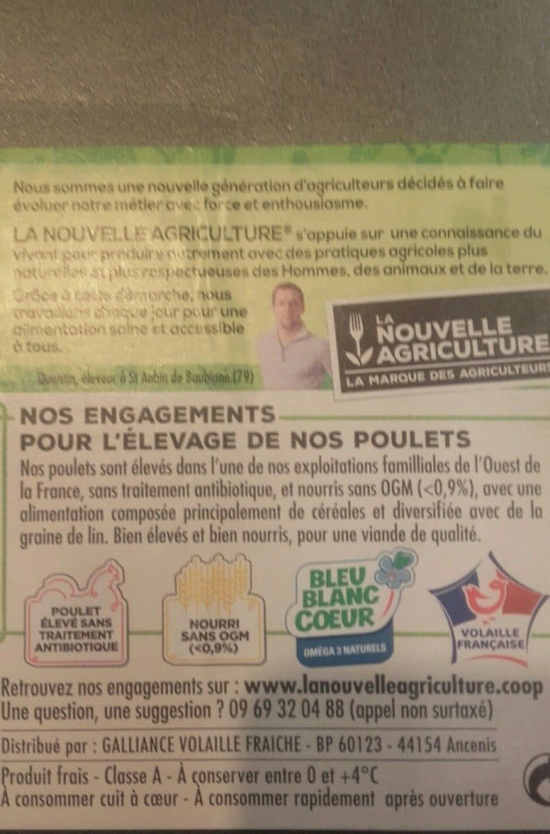 La Nouvelle Agriculture Filet poulet packshot
