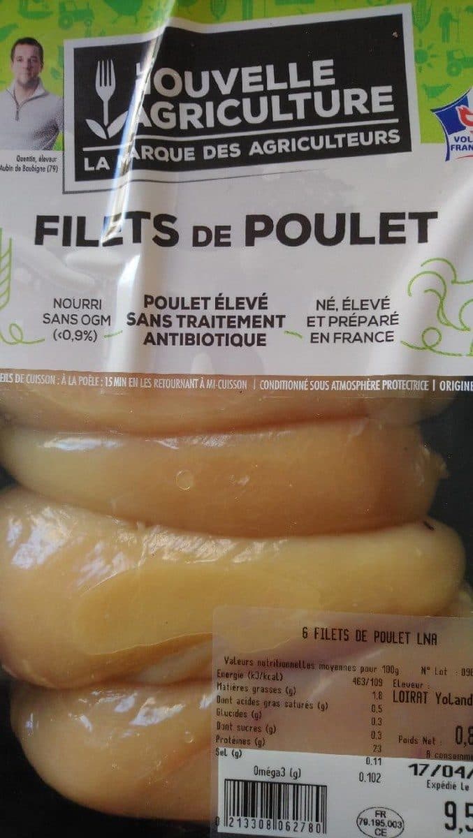 La Nouvelle Agriculture Filets de poulet packshot