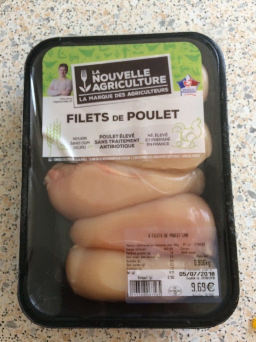 La Nouvelle Agriculture Filets de poulet packshot