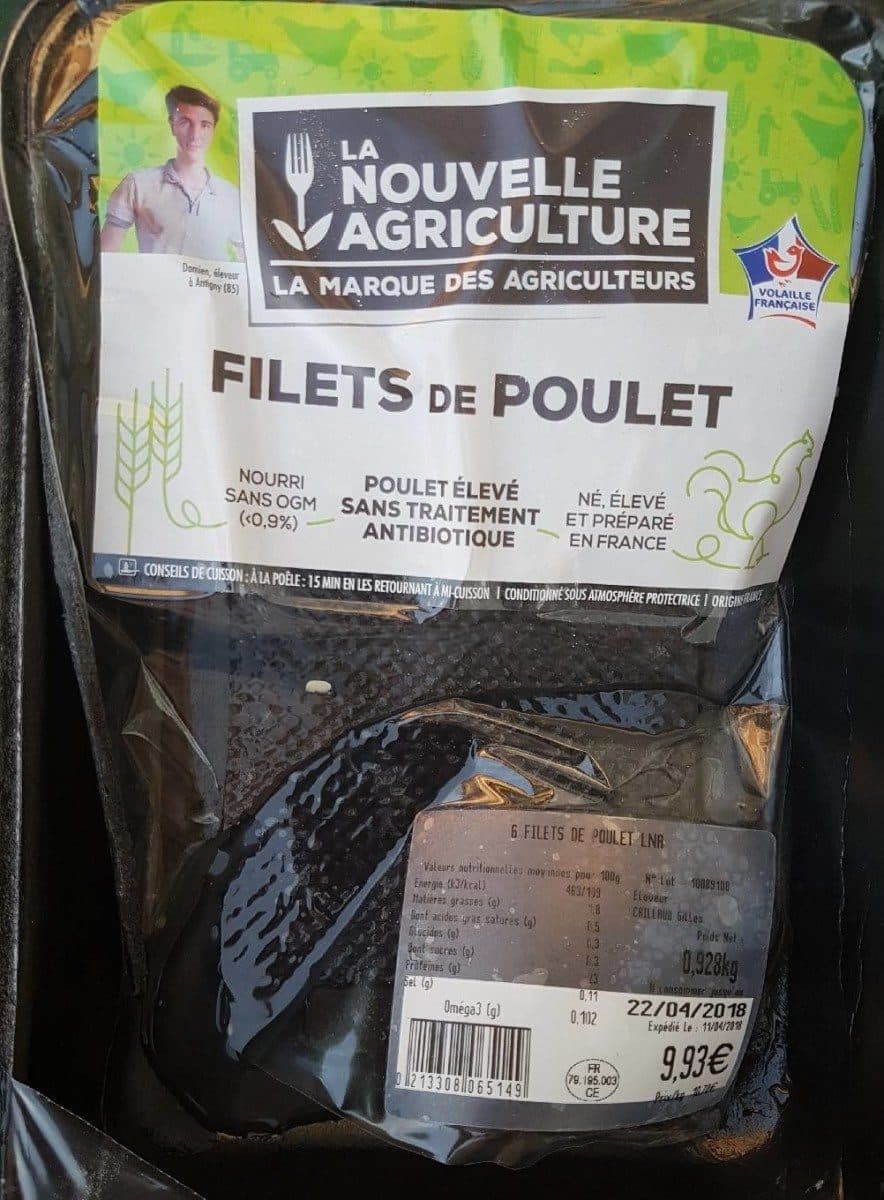 La Nouvelle Agriculture Filets de poulet packshot