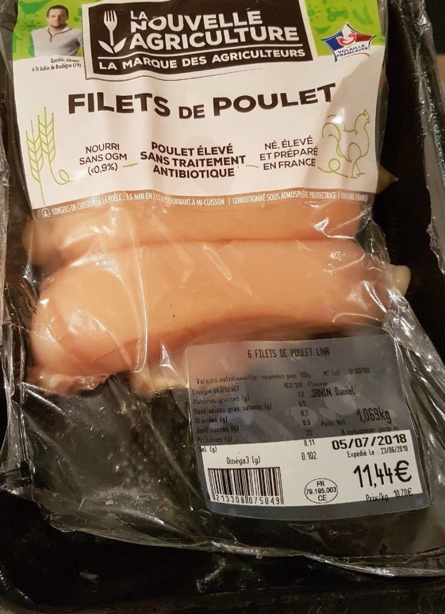 La Nouvelle Agriculture Filet de poulet packshot