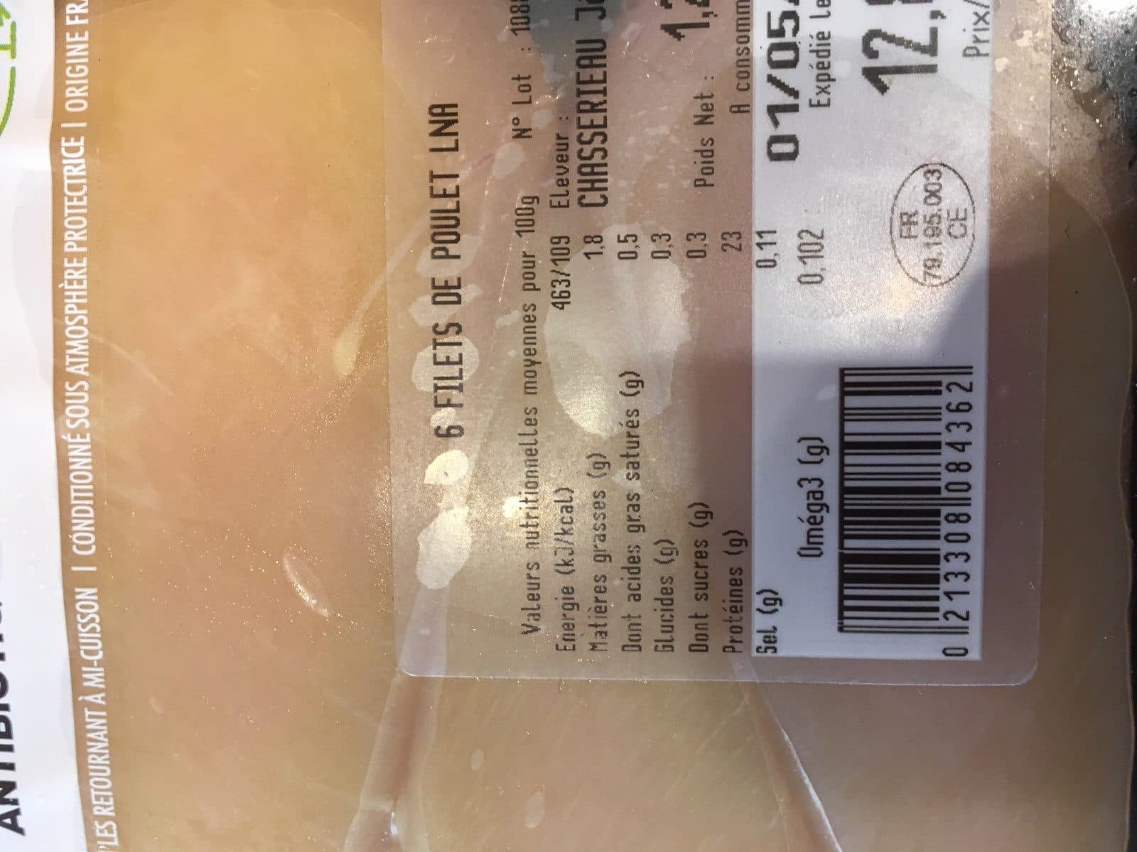 La Nouvelle Agriculture Filets de poulet packshot