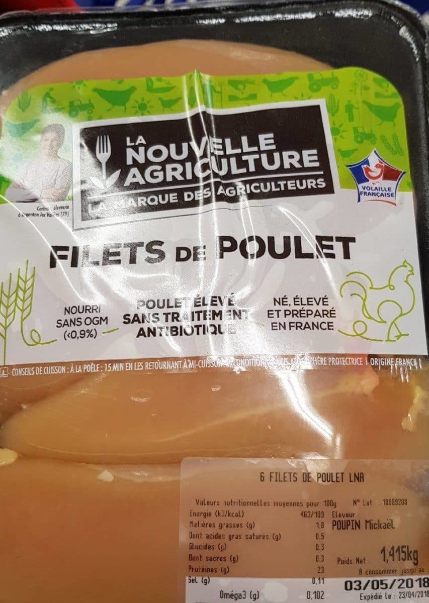 La Nouvelle Agriculture Filets de poulet packshot