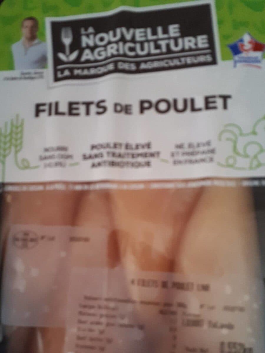 La Nouvelle Agriculture Filets de poulets X4 packshot