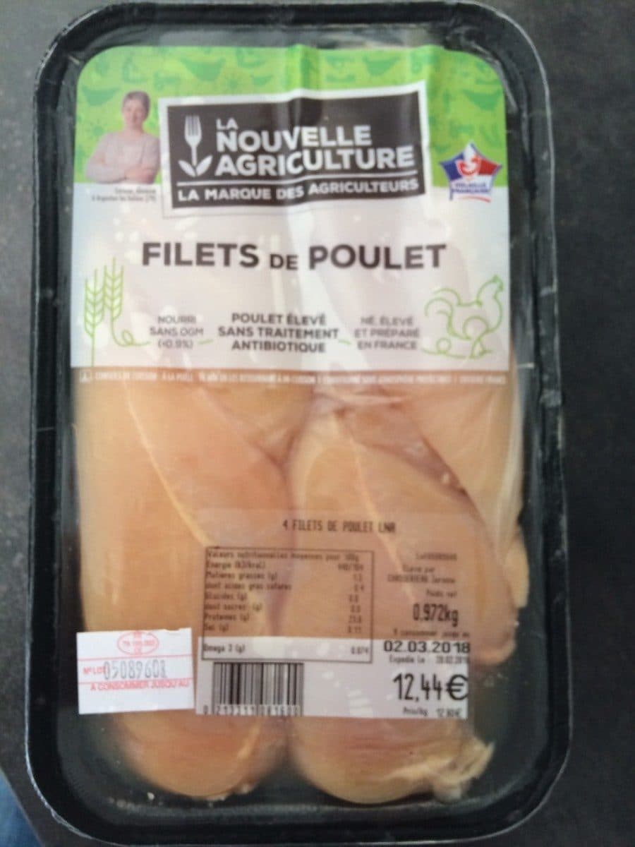 La Nouvelle Agriculture Filets de poulet packshot