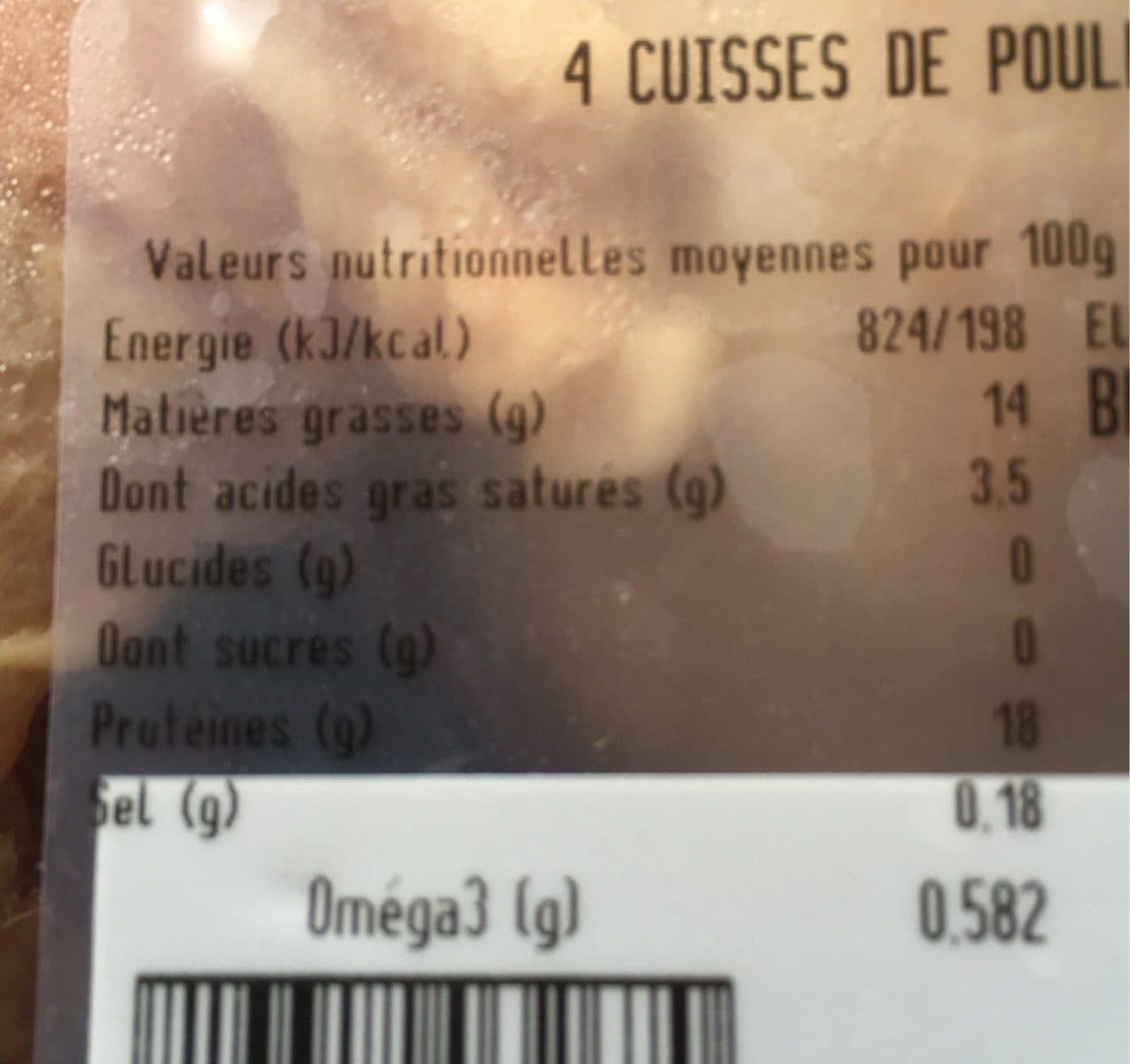 La Nouvelle Agriculture Cuisses de poulet packshot