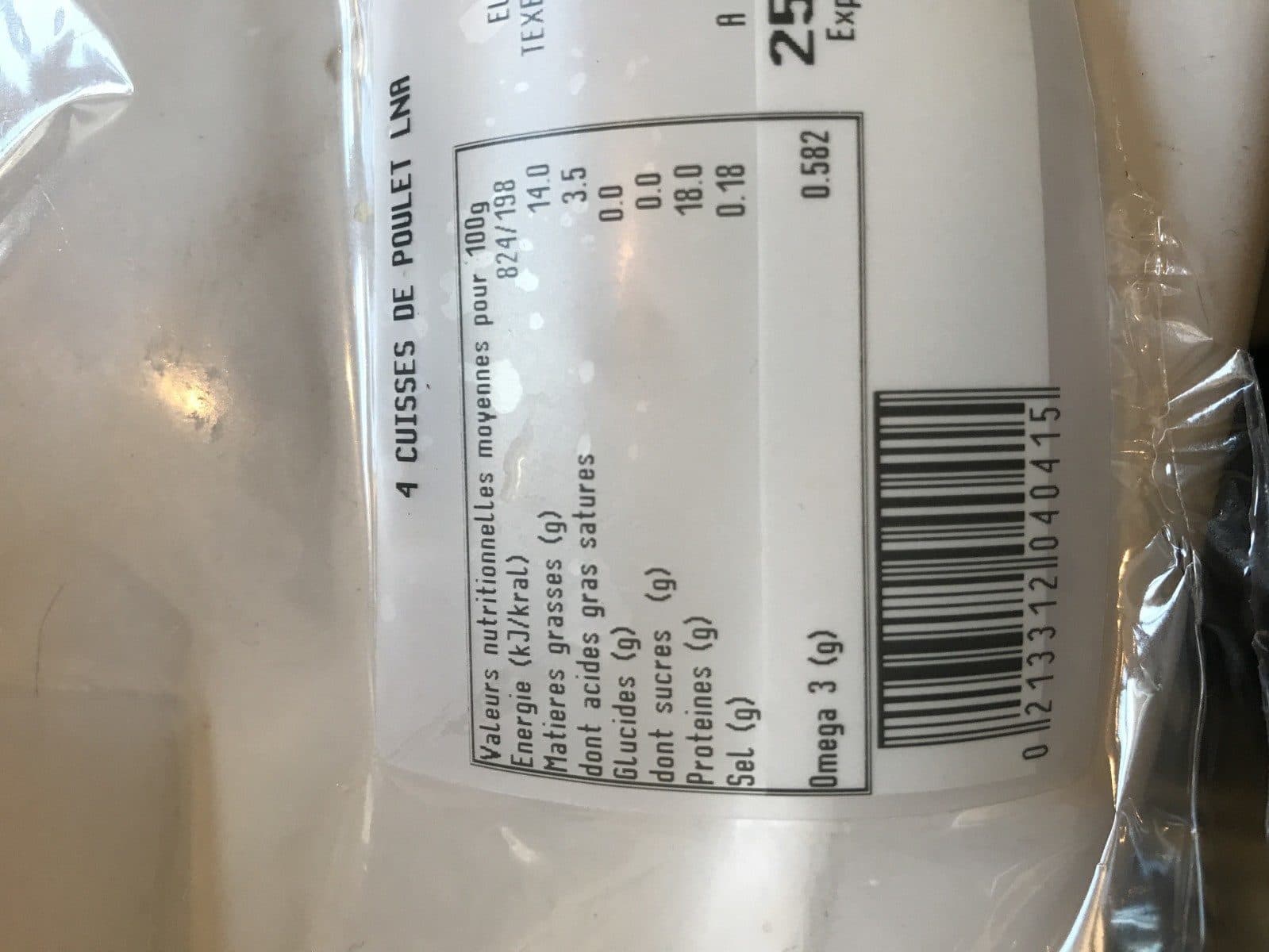 La Nouvelle Agriculture Cuisses de poulet packshot