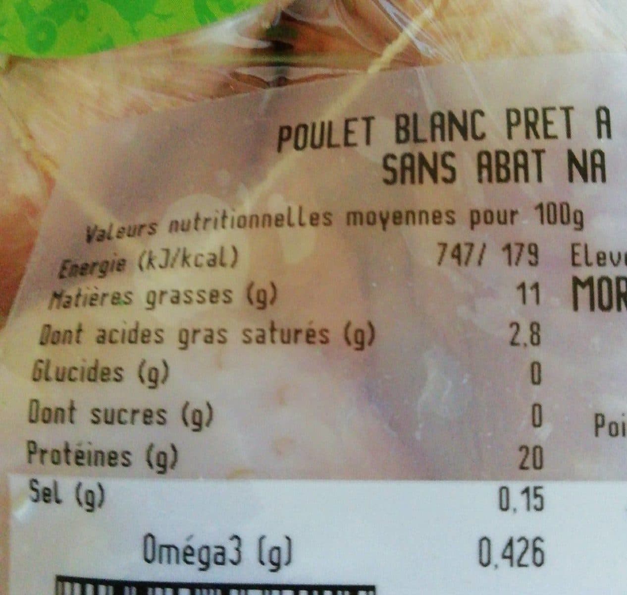 La Nouvelle Agriculture Poulet élevé sans traitement antibiotique packshot