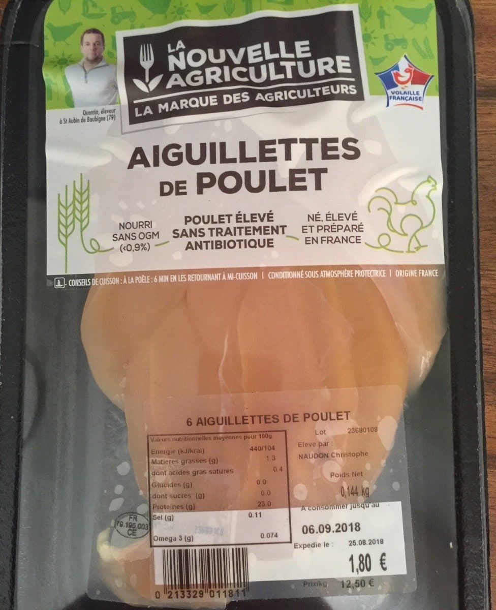La Nouvelle Agriculture Aiguillette de poulet packshot