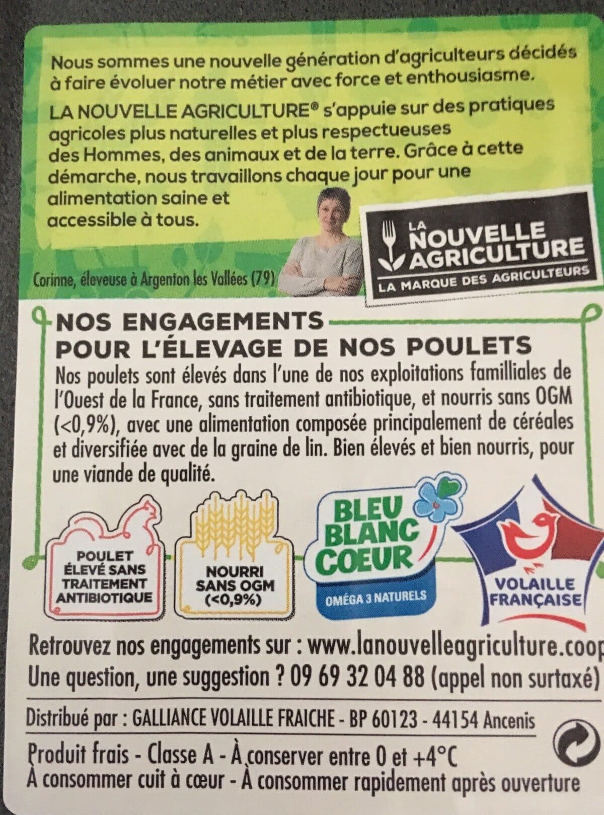 La Nouvelle Agriculture Aiguillettes de poulet packshot