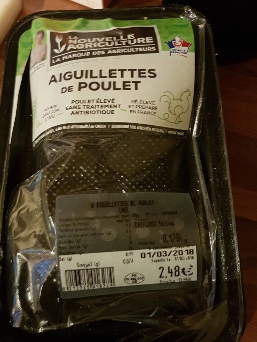 La Nouvelle Agriculture Aiguilletted de poulet packshot