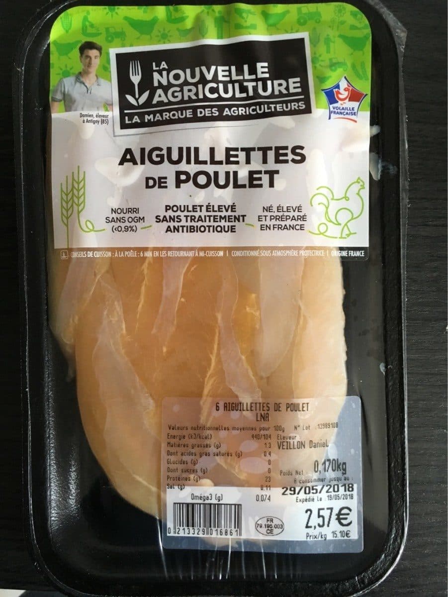 La Nouvelle Agriculture Aiguillettes de poulet packshot