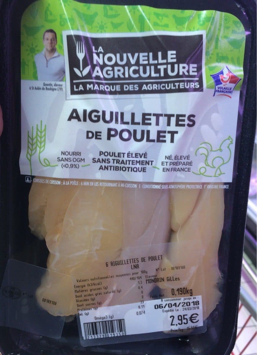 La Nouvelle Agriculture Aiguillettes de poulet packshot