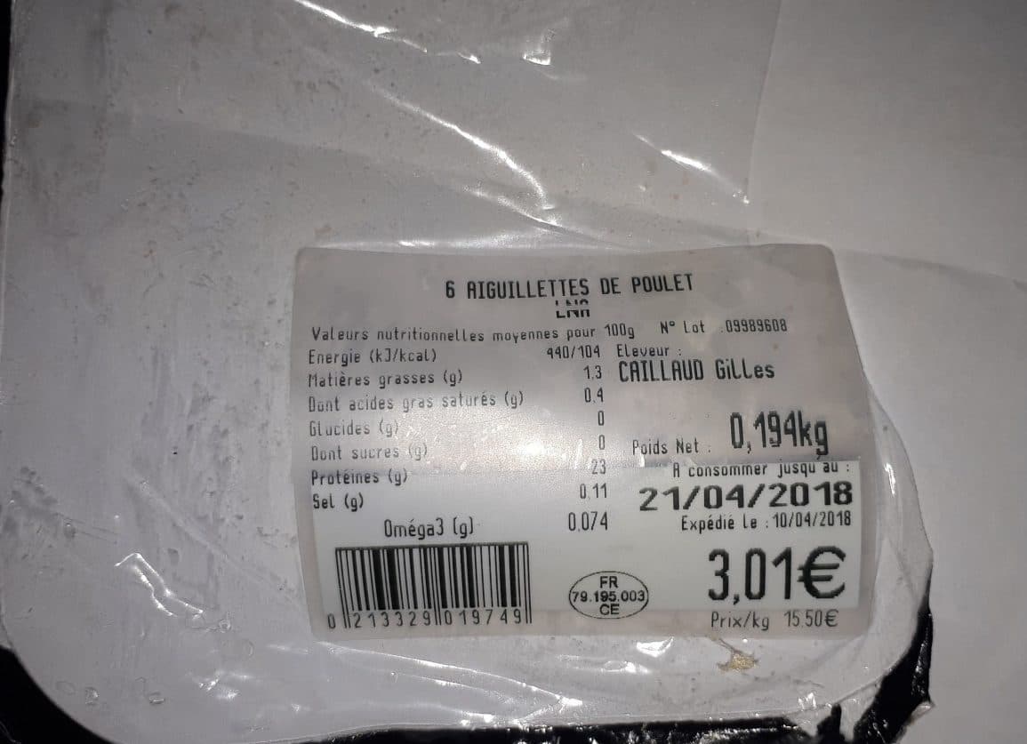 La Nouvelle Agriculture 6 Aiguillettes de Poulet packshot