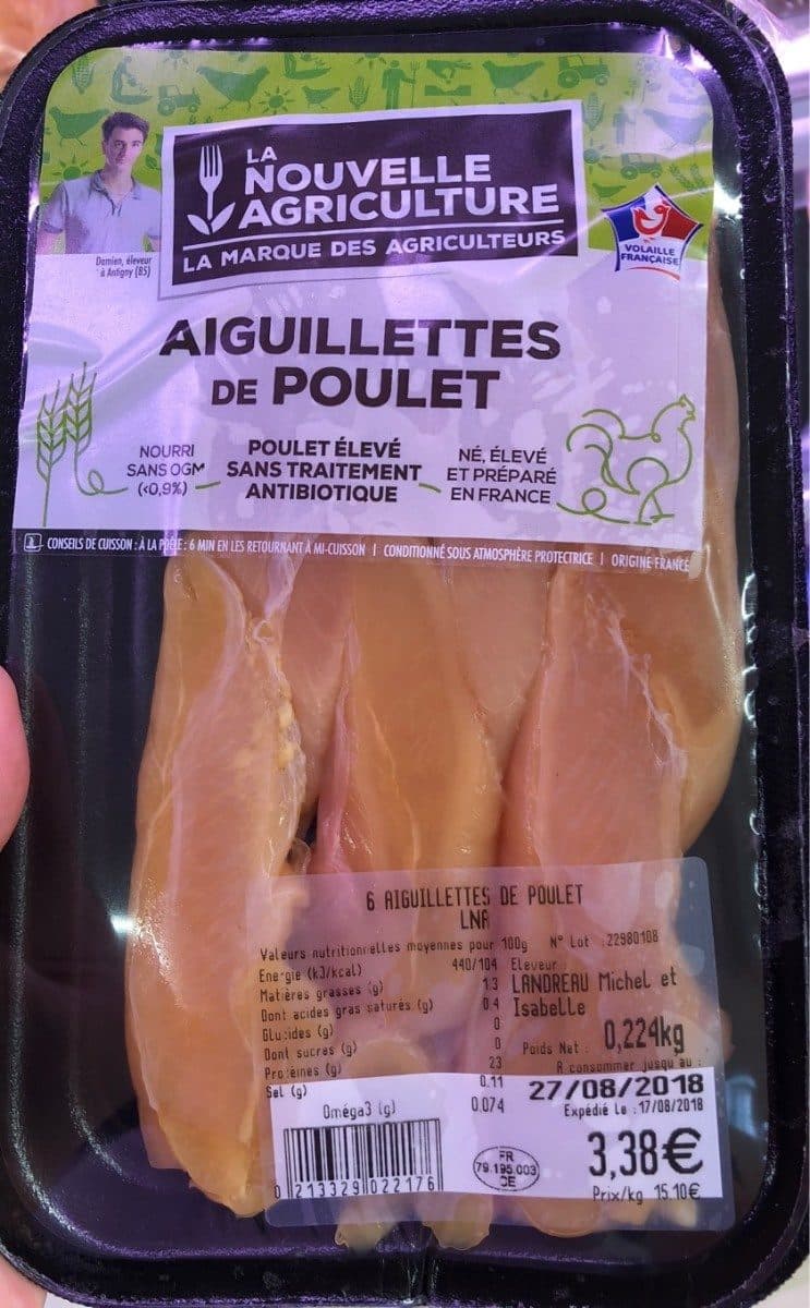 La Nouvelle Agriculture Aiguillettes de poulet packshot