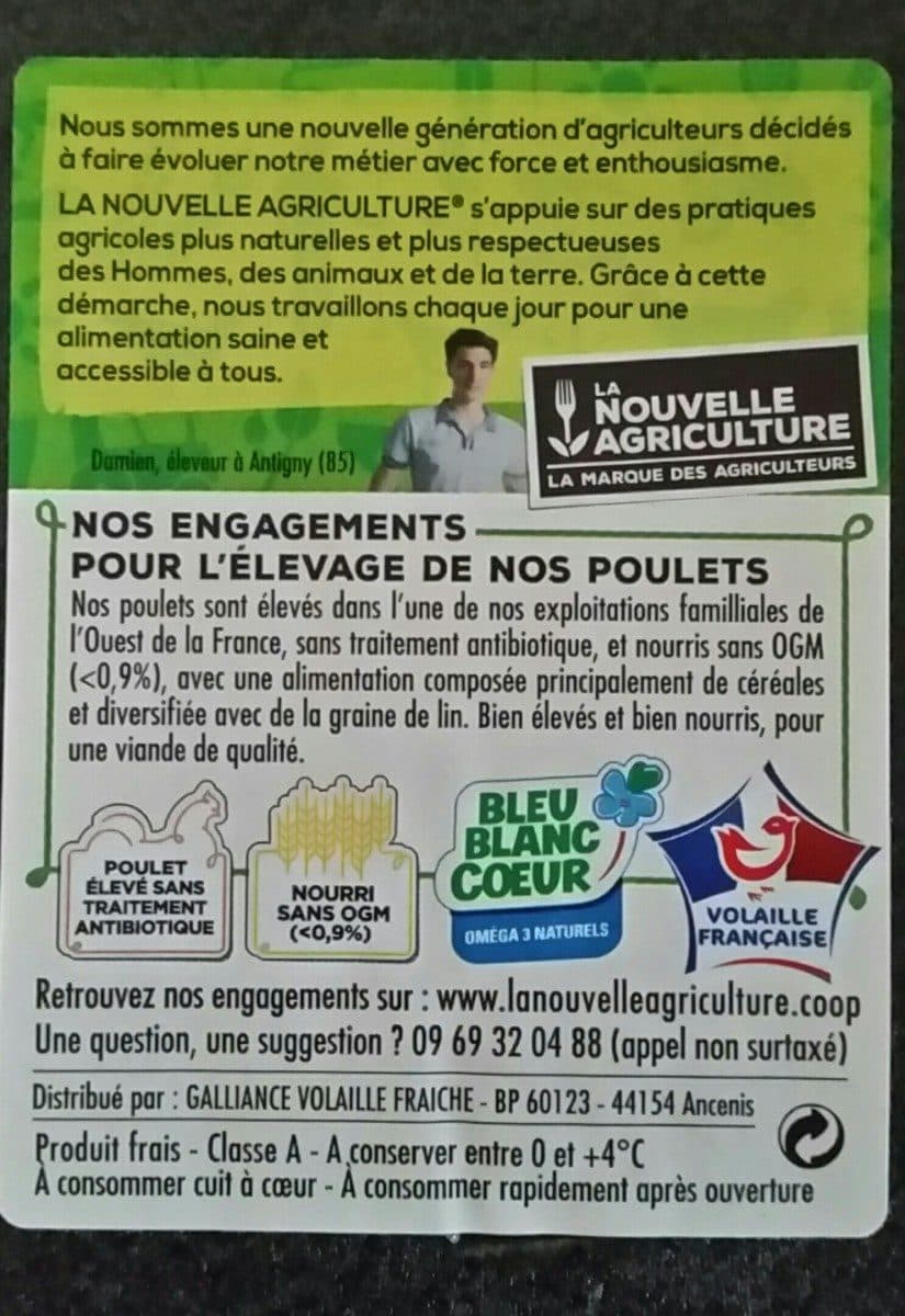 La nouvelle Agriculture Aiguillettes de poulet packshot