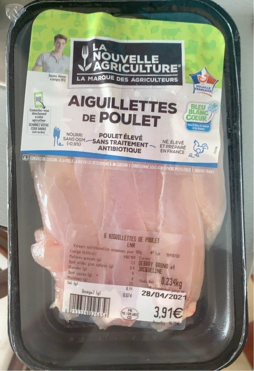 La Nouvelle Agriculture Aiguillettes de poulet packshot
