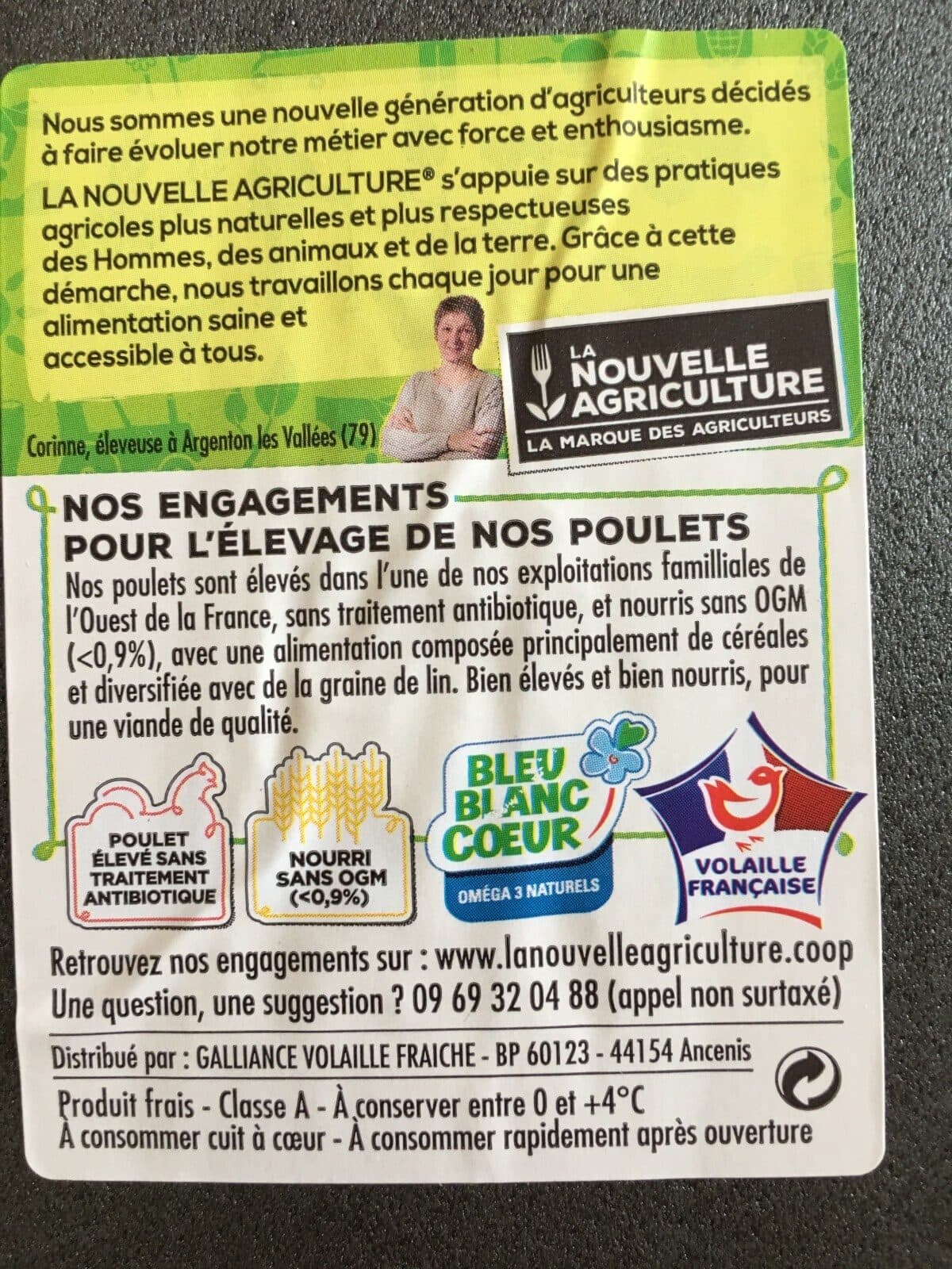 La Nouvelle Agriculture Aiguillettes de poulet packshot