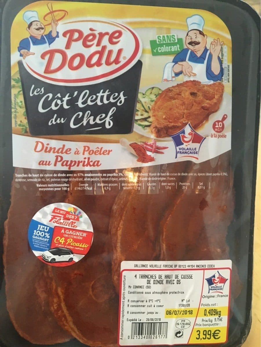 Père Dodu Les côt'lettes du chef packshot