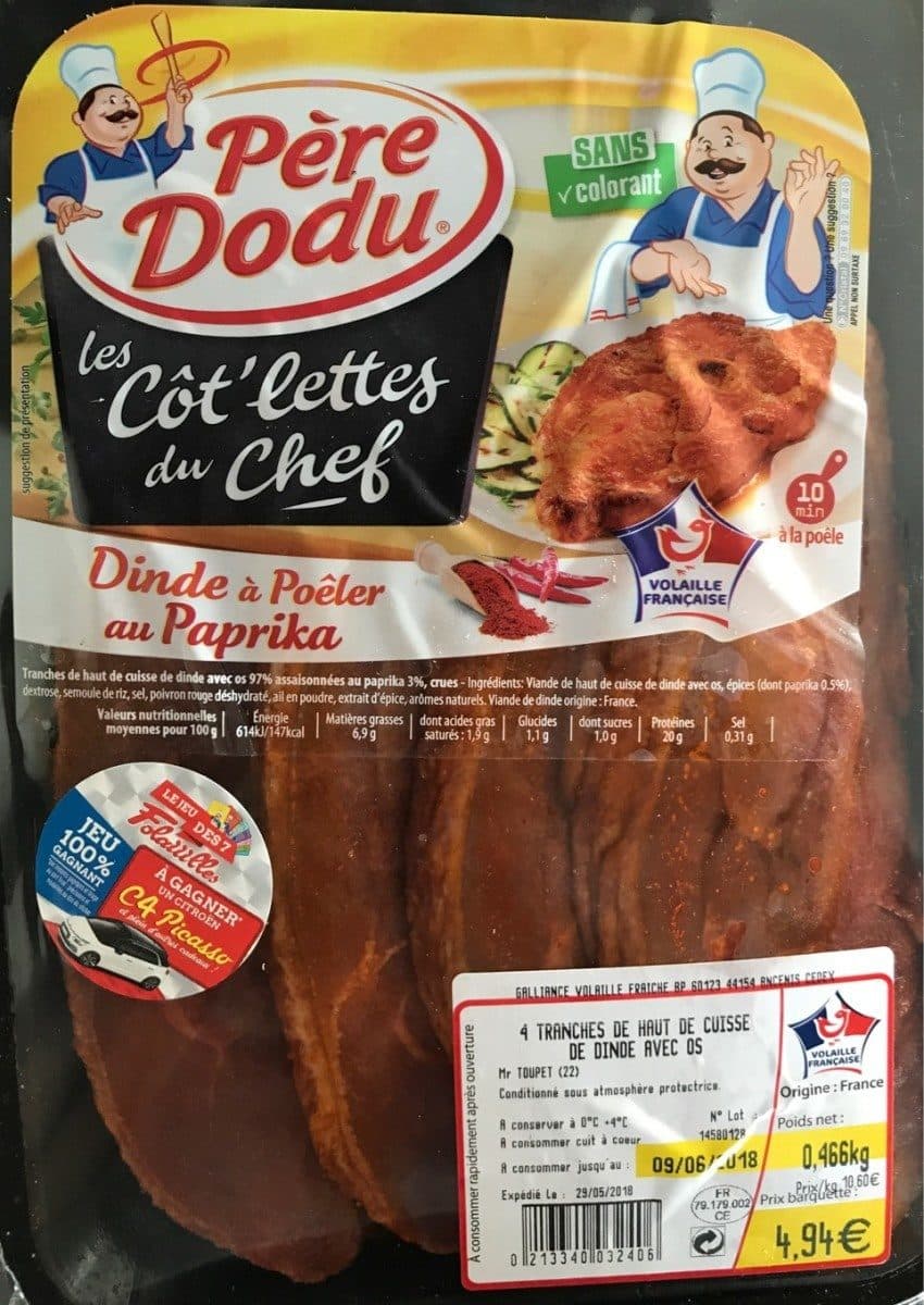 Père Dodu Les Côt'lettes du Chef packshot
