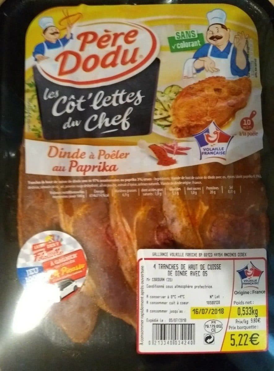 Père Dodu Dinde a poêler au paprika packshot