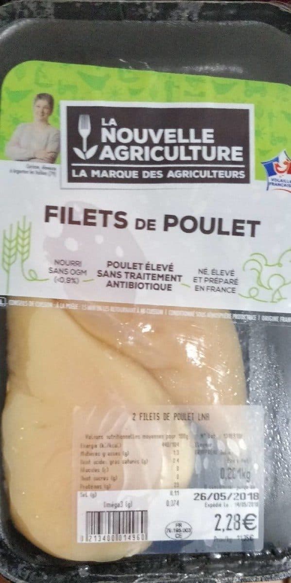 La Nouvelle Agriculture Filets de Poulet packshot