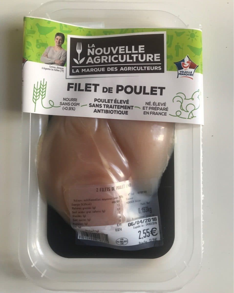 La Nouvelle Agriculture Filet de poulet packshot