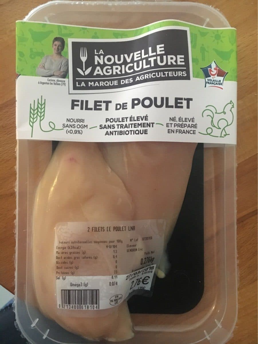 La Nouvelle Agriculture Filet de poulet packshot