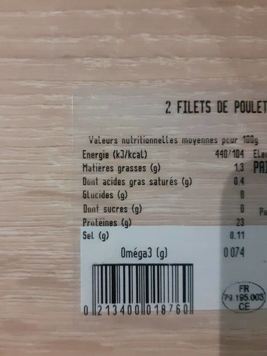 La Nouvelle Agriculture Filet de poulet packshot