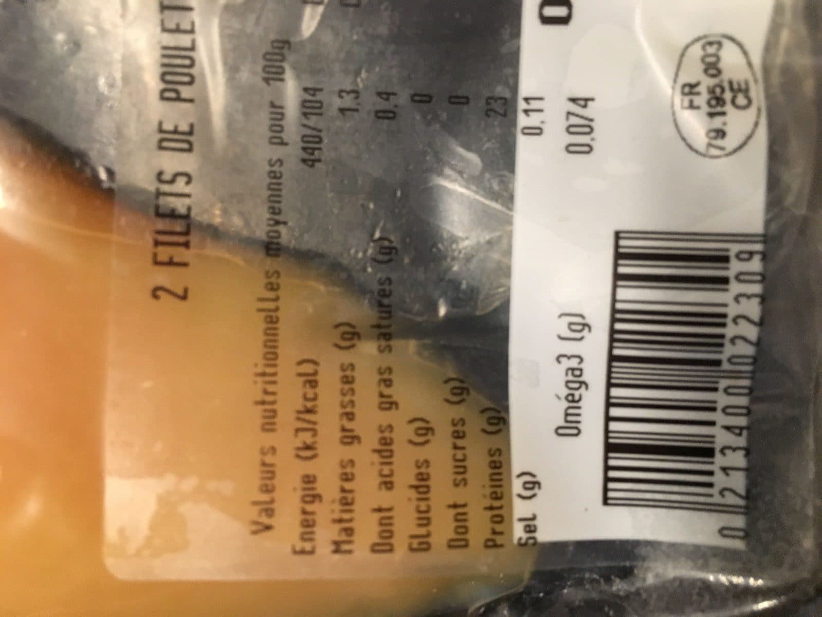 La Nouvelle Agriculture Filet de Poulet packshot