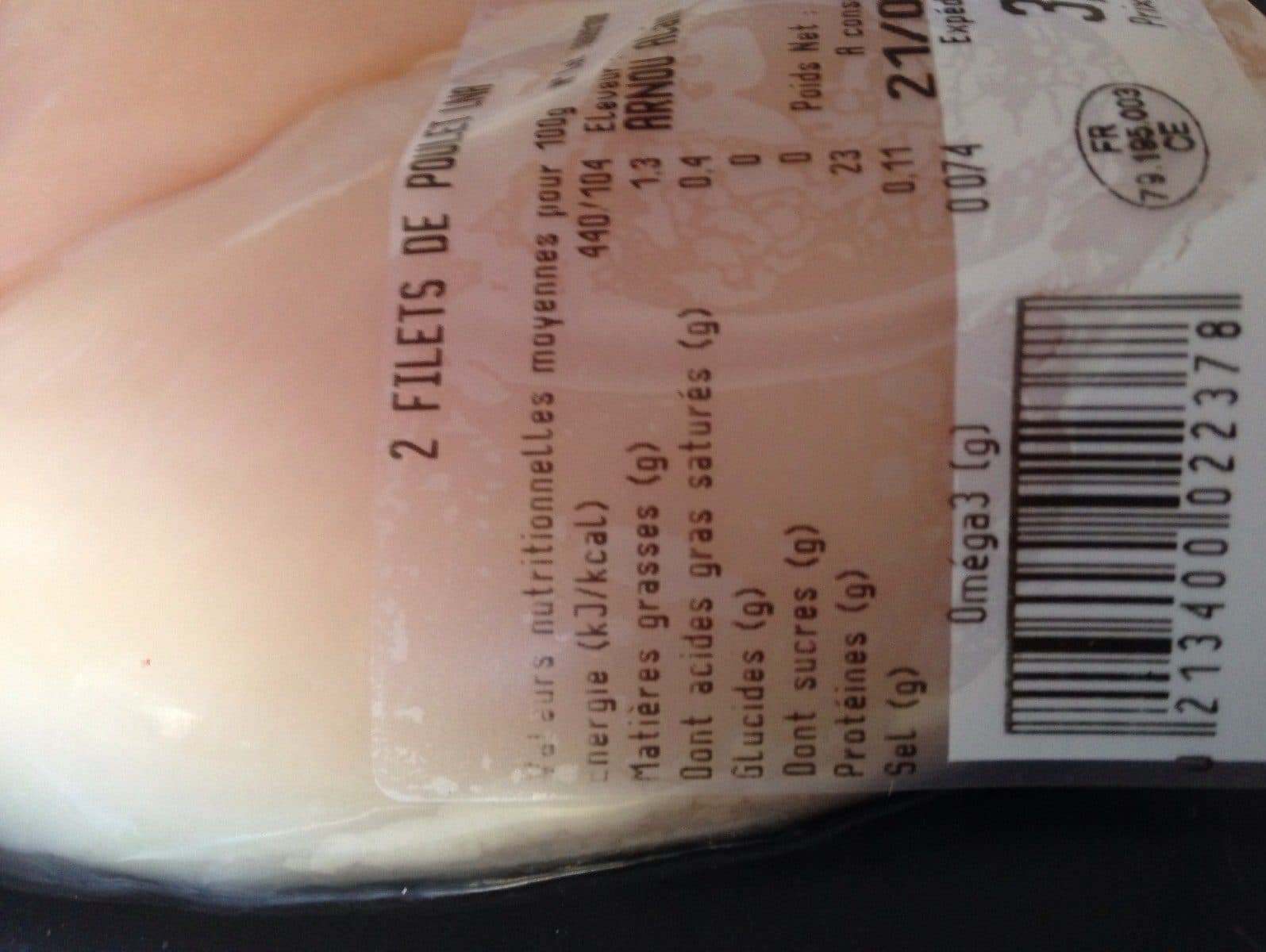 La Nouvelle Agriculture Filets de poulet packshot