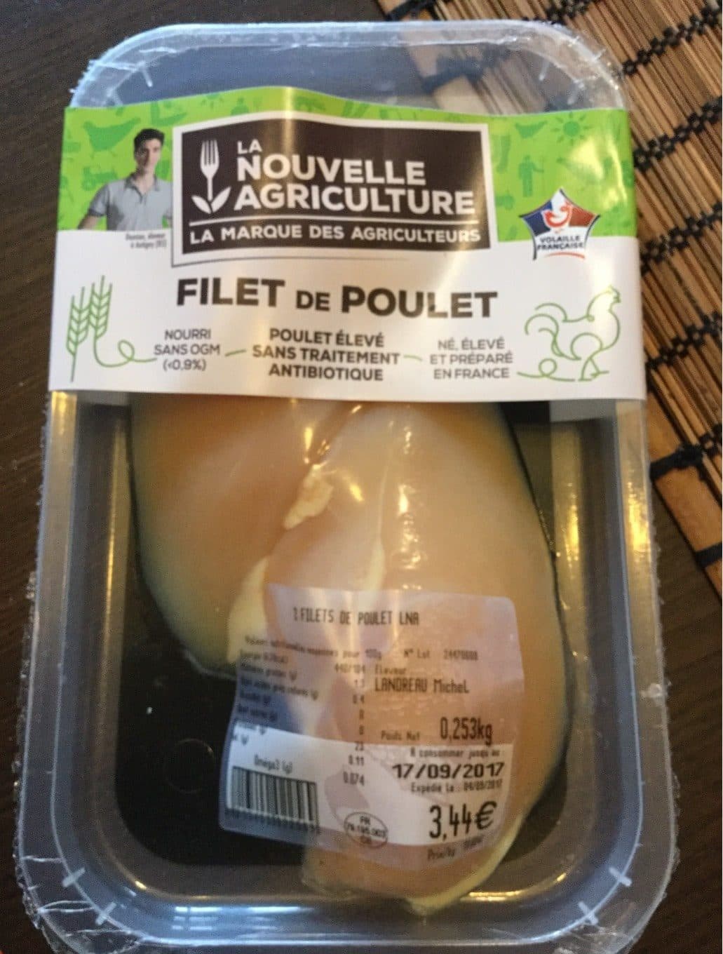 La Nouvelle Agriculture Filet de poulet packshot