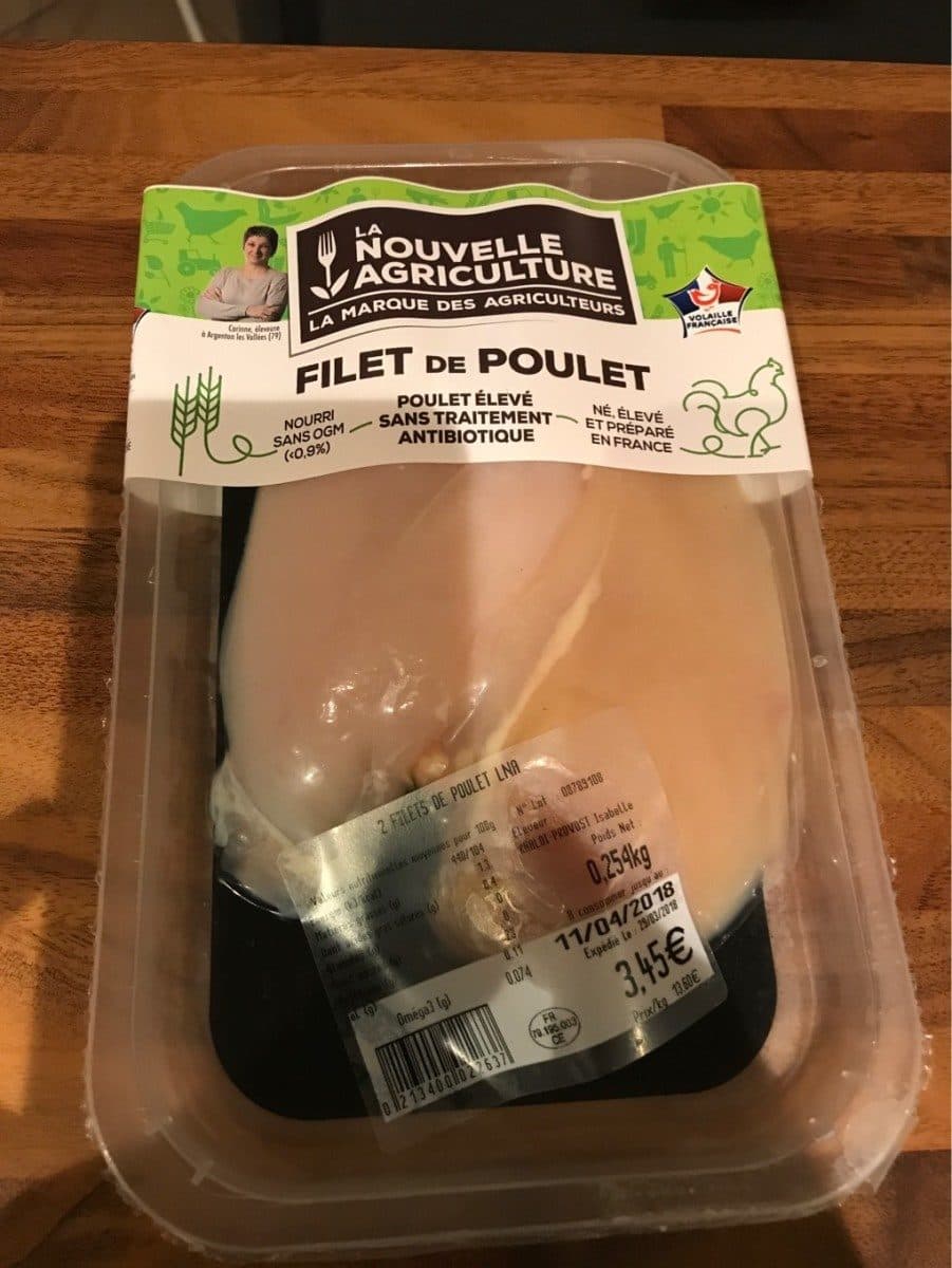 La Nouvelle Agriculture Filet de poulet packshot