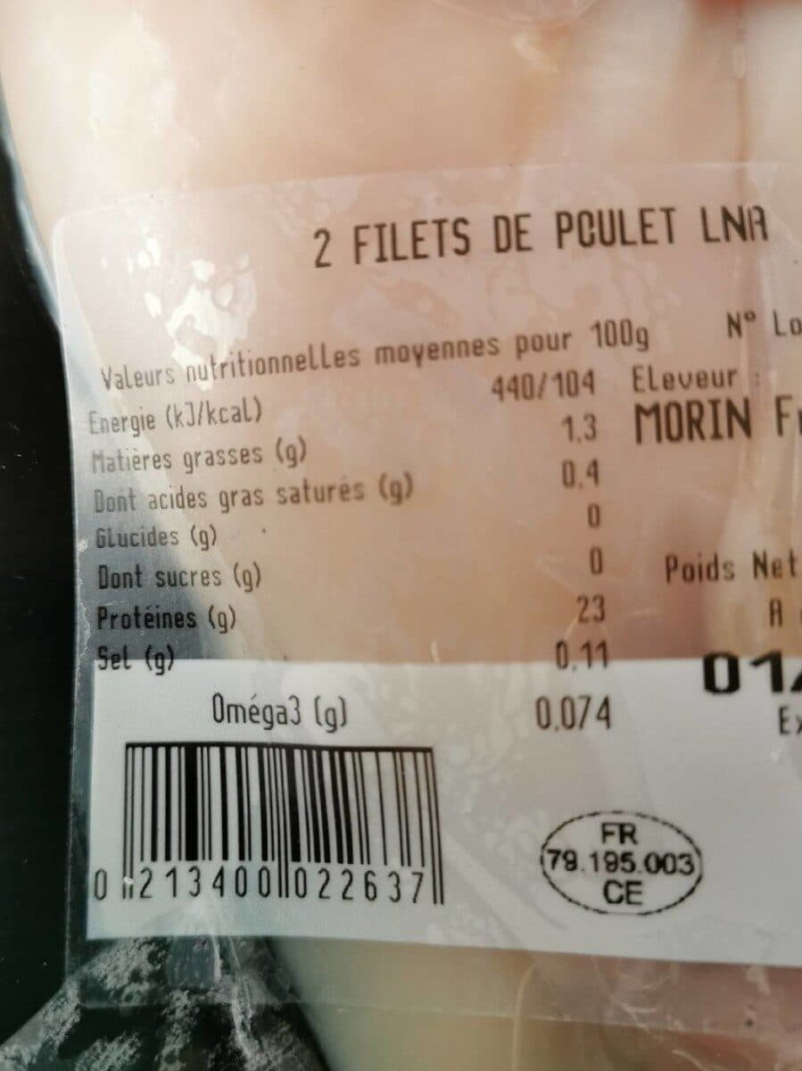 La Nouvelle Agriculture Filet de poulet packshot