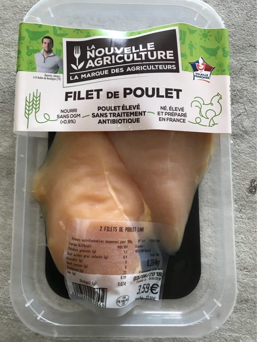 La Nouvelle Agriculture Filet de poulet packshot