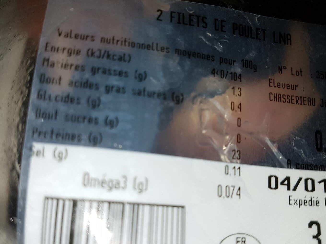 La Nouvelle Agriculture Filet de poulet packshot