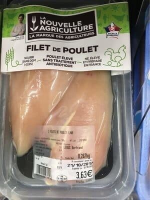 La Nouvelle Agriculture Filet de poulet packshot