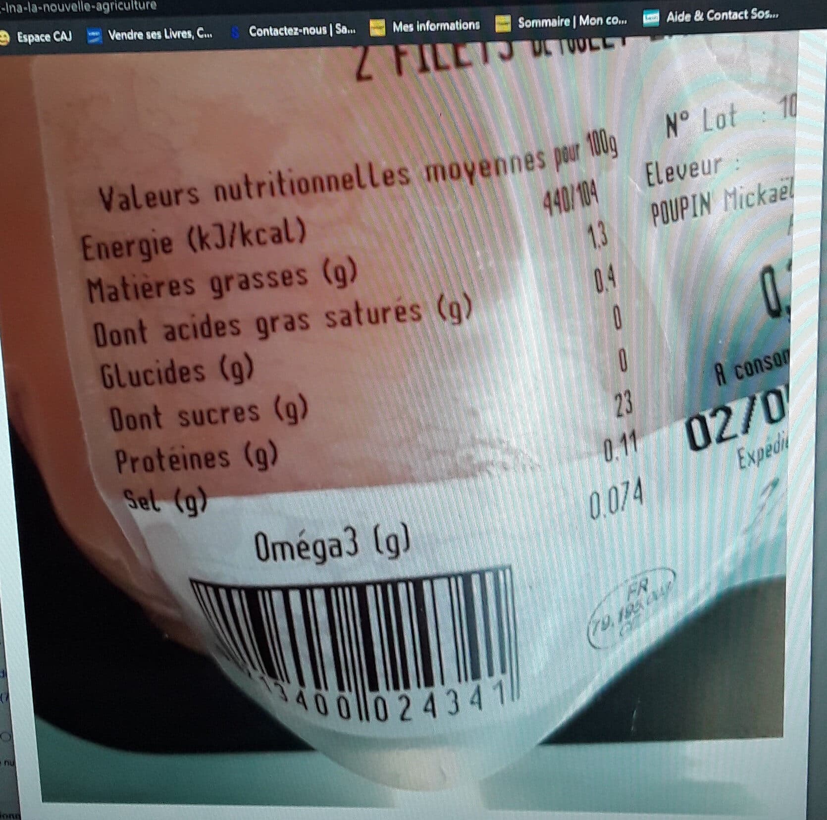 La Nouvelle Agriculture Filet de poulet LNA packshot