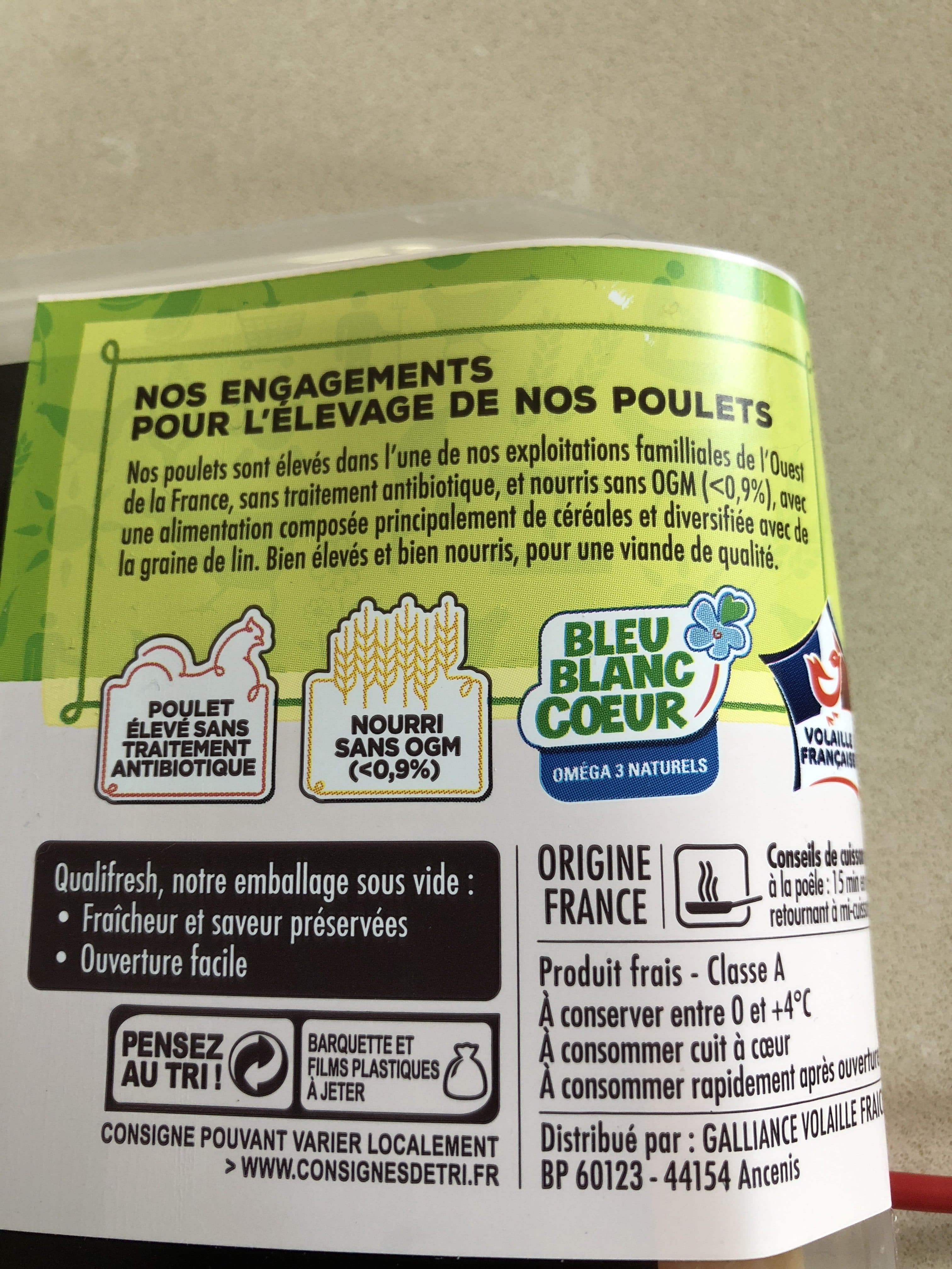 La Nouvelle Agriculture Filet de poulet packshot