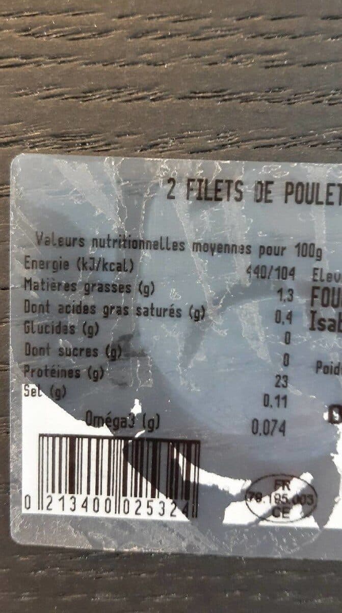 La Nouvelle Agriculture Filet de poulet packshot