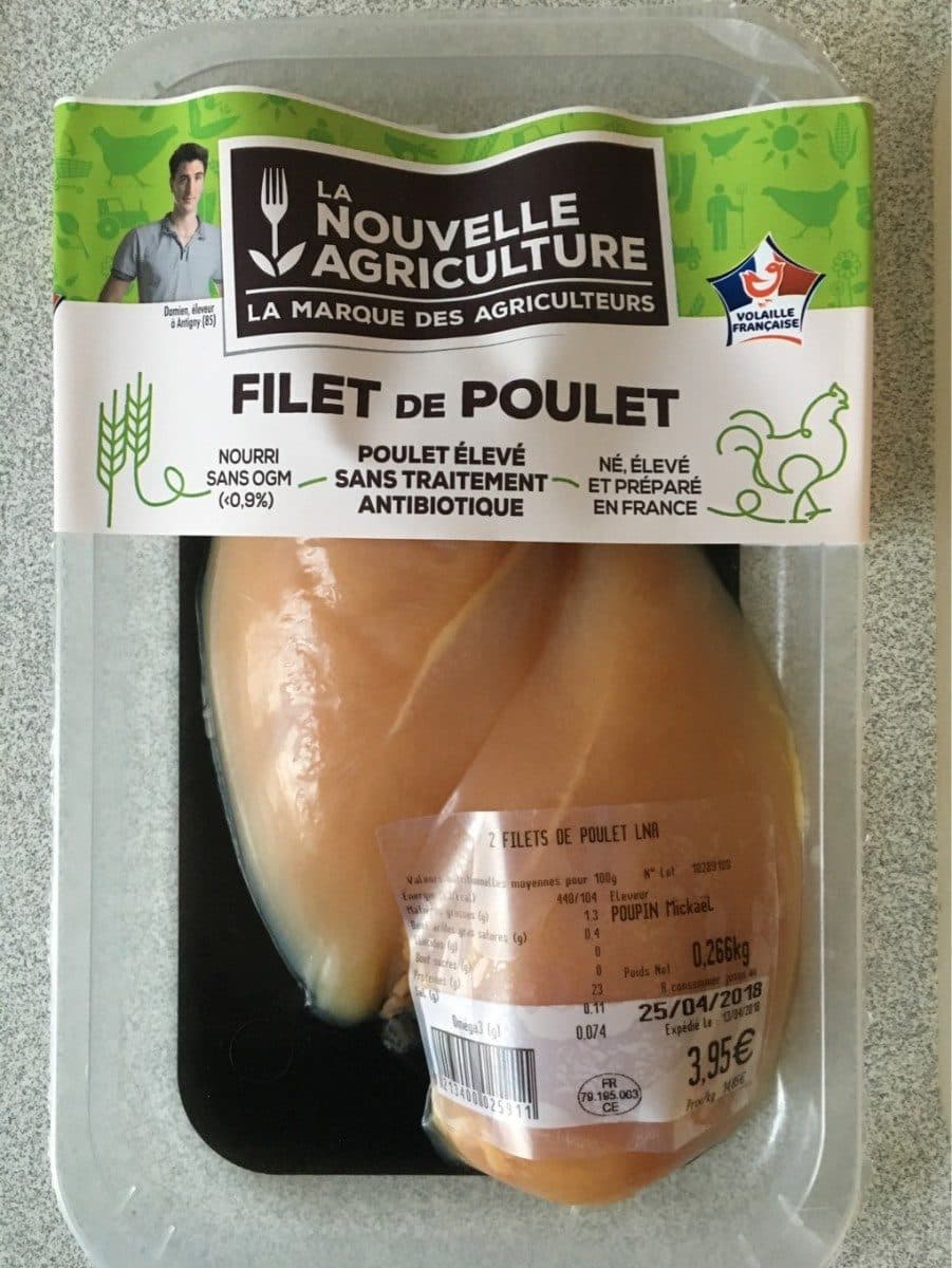 La Nouvelle Agriculture Filet de Poulet packshot