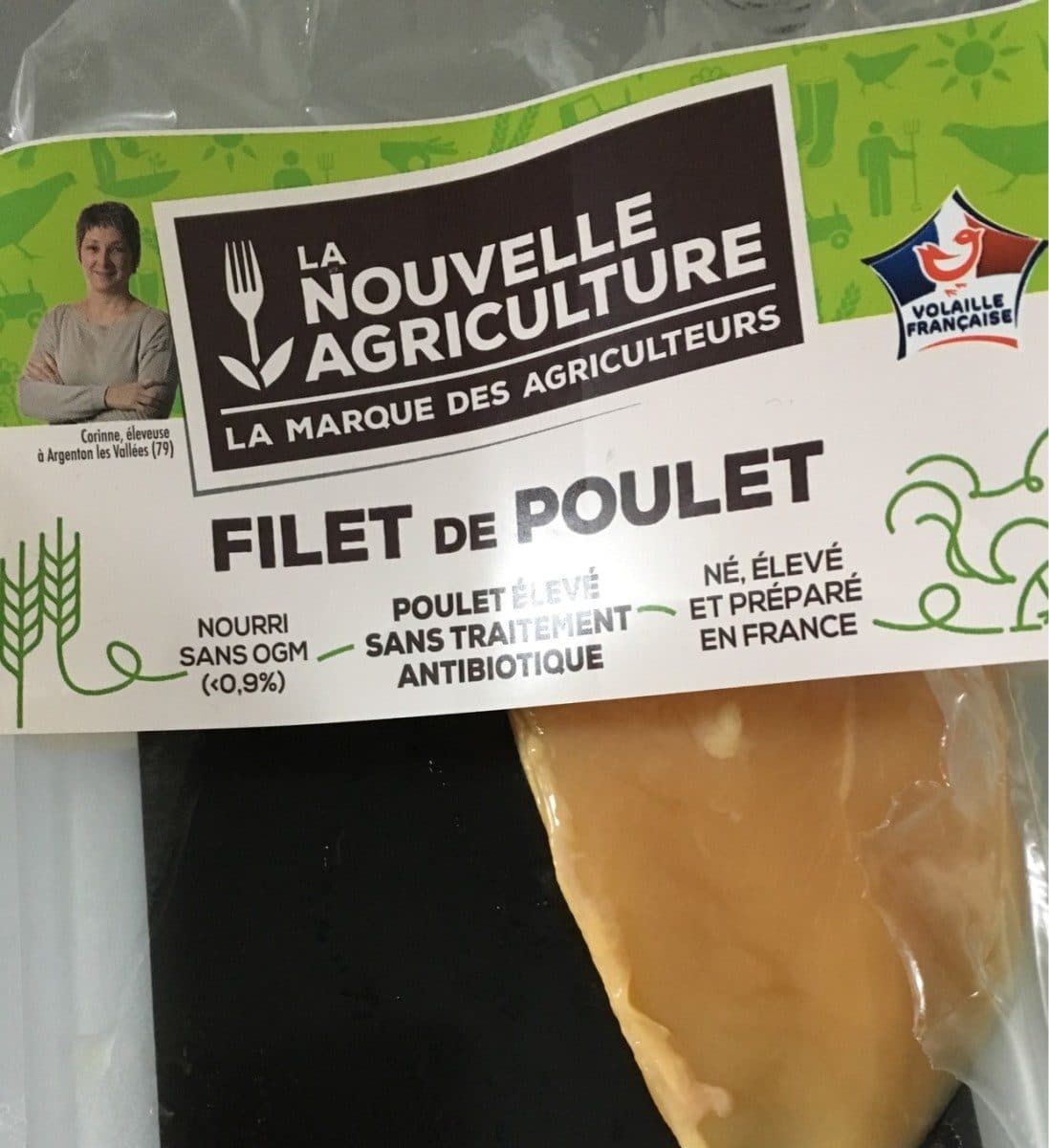 La Nouvelle Agriculture Poulet sans antibiotique packshot