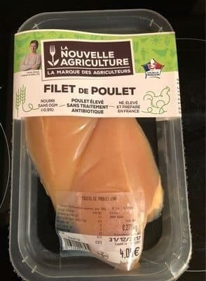 La Nouvelle Agriculture Filet de poulet packshot