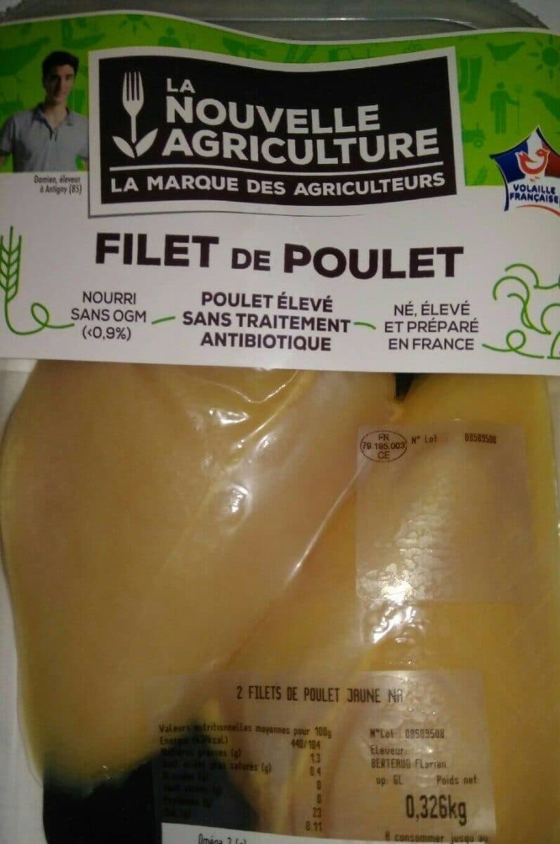 La Nouvelle Agriculture Filet de poulet packshot